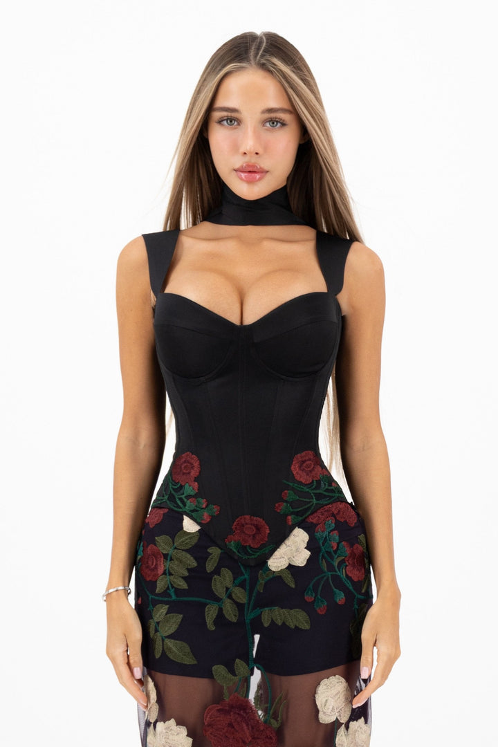Dolchie Corset Black