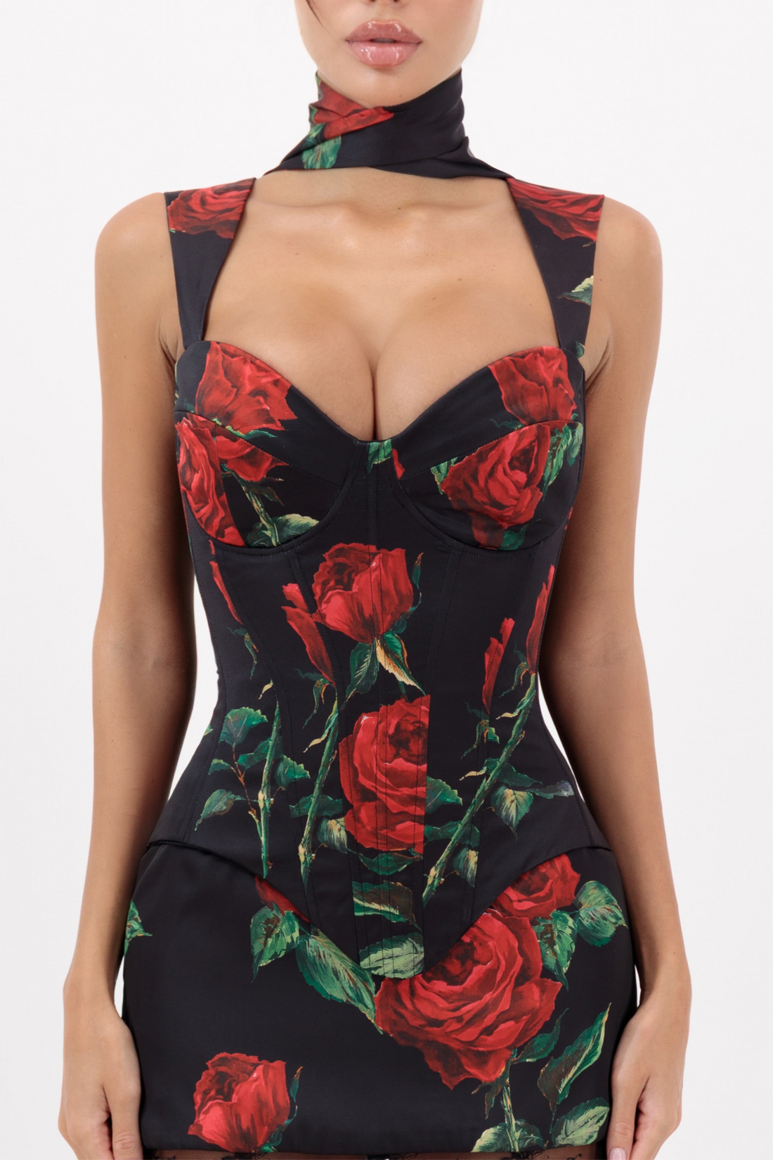 Rosa Corset Black