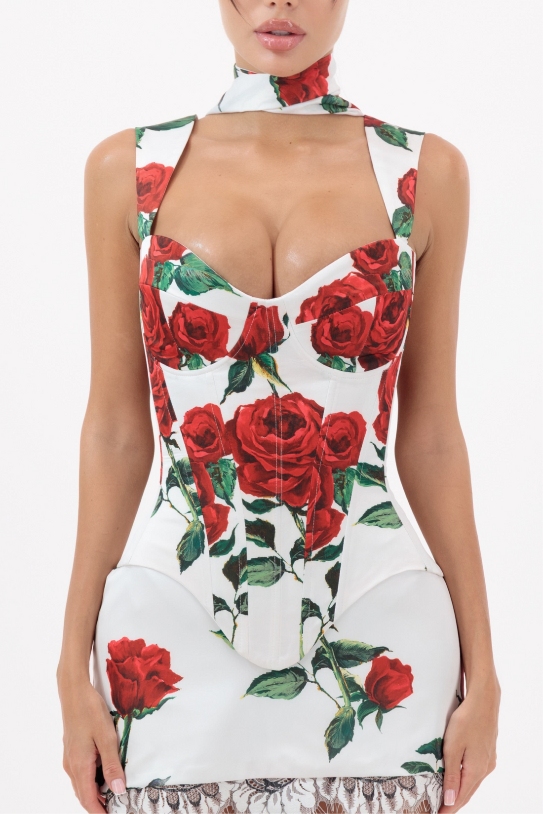 Rosa Corset White