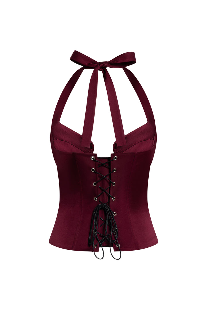 Celeste Corset Maroon