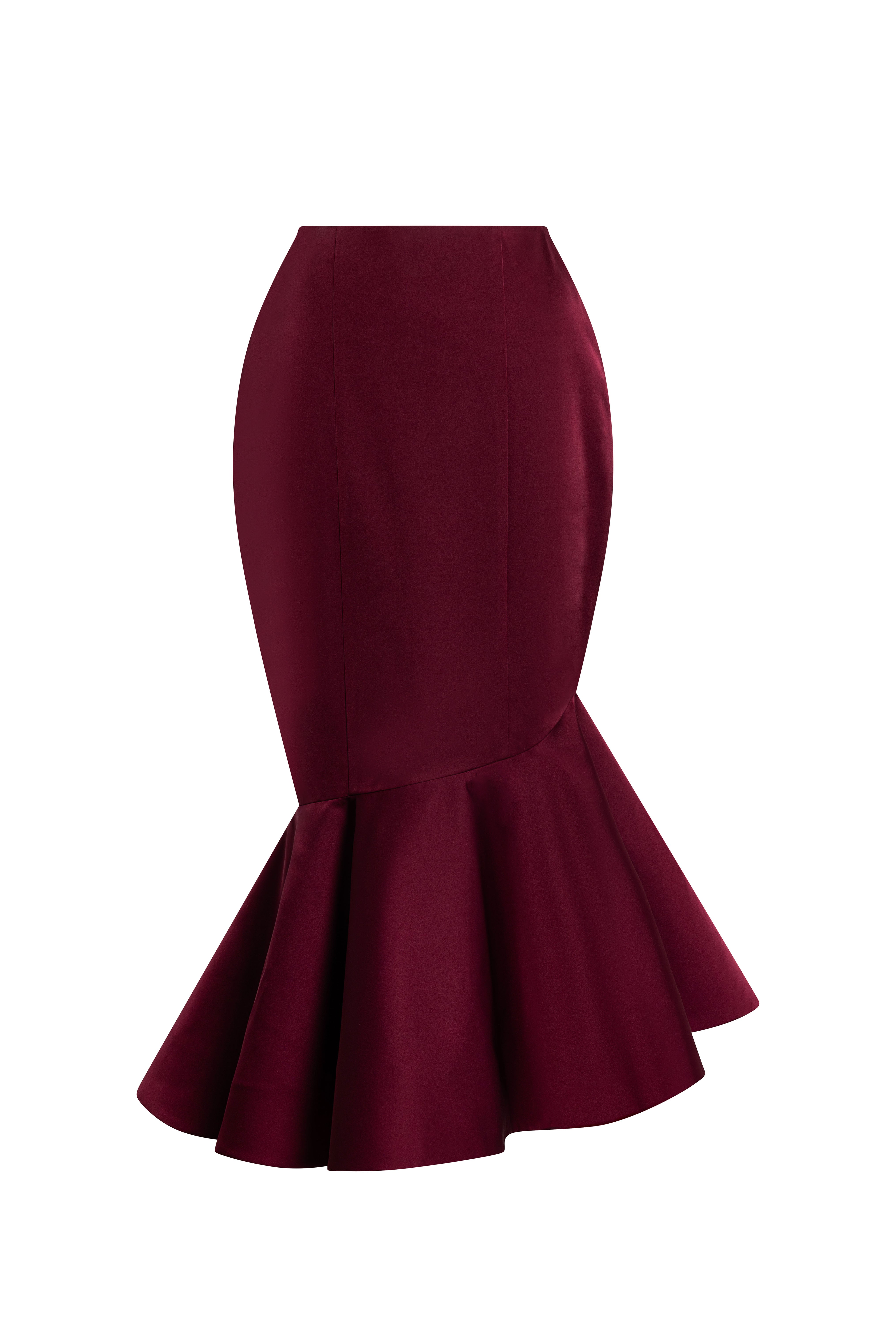 Celeste Skirt Maroon