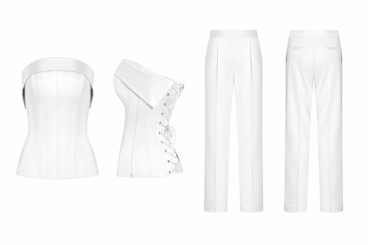 Estelle Pants White