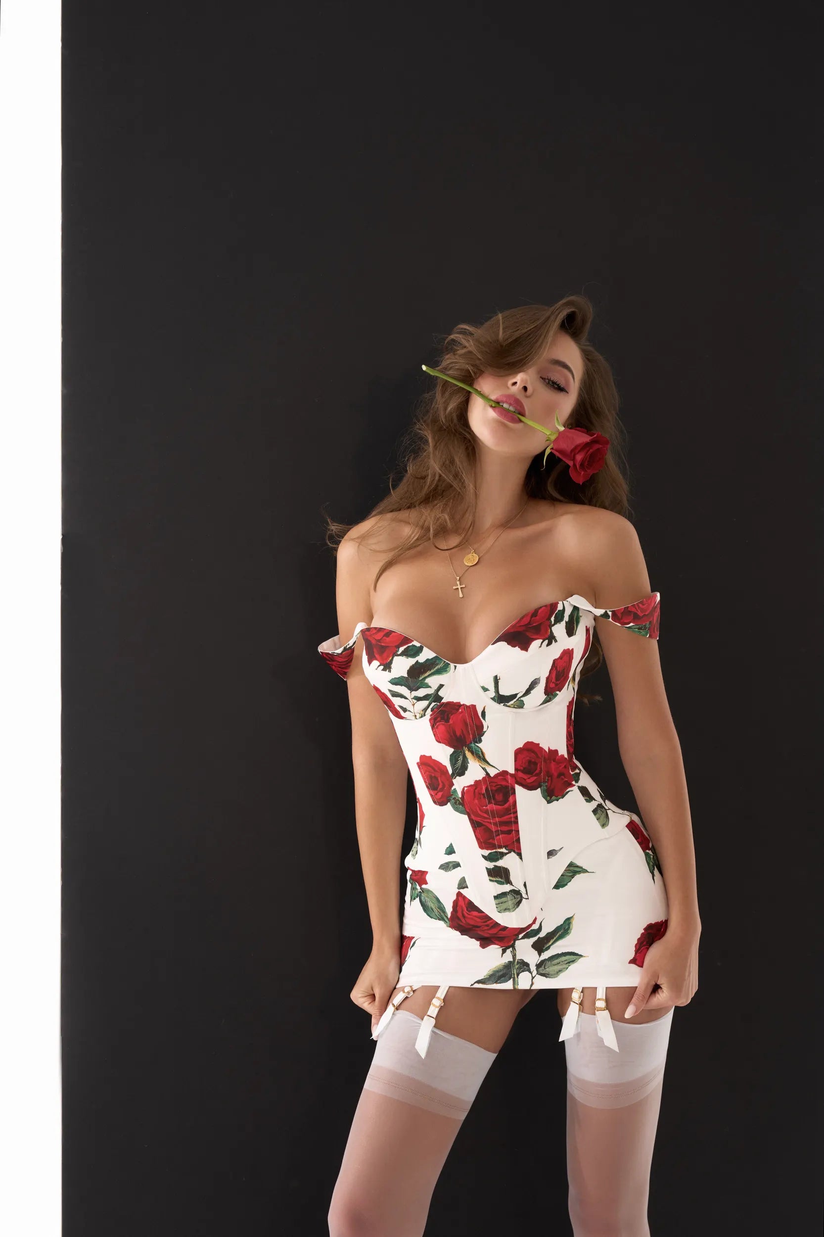Rosa Corset White